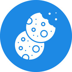 Biscuit II icon single vector illustration
