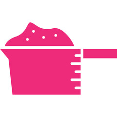 Measure Flour icon single vector illustration