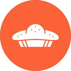 Pie icon single vector illustration
