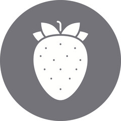 Strawberry icon single vector illustration