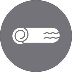 Swiss Roll icon single vector illustration