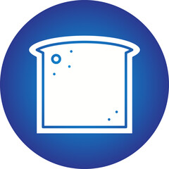 Sliced loaf of Bread icon single vector illustration
