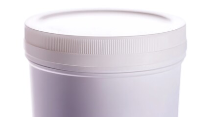 Close-Up of Hygiene Beauty Container Isolated on White