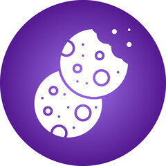 Biscuit II icon single vector illustration