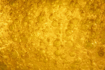 yellow underwater background with bubbles