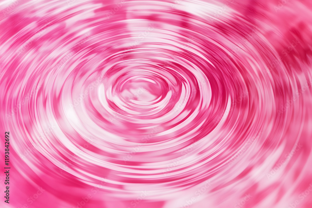 Poster abstract pink concentric circle pattern