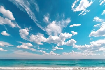 Obraz premium Tranquil Ocean Horizon