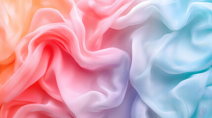 Fototapeta premium Elegant Soft Fabric Background in Pastel Colors for Designs