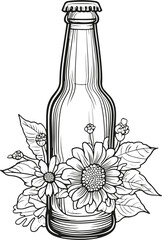 Coloring Page - vectorized - From the Love, Vacation, Fun and Drinks - Package