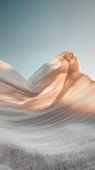 Abstract Draped Fabric  Light Pink Texture  Soft Waves  Elegant  Flowing  Smooth  Light  B