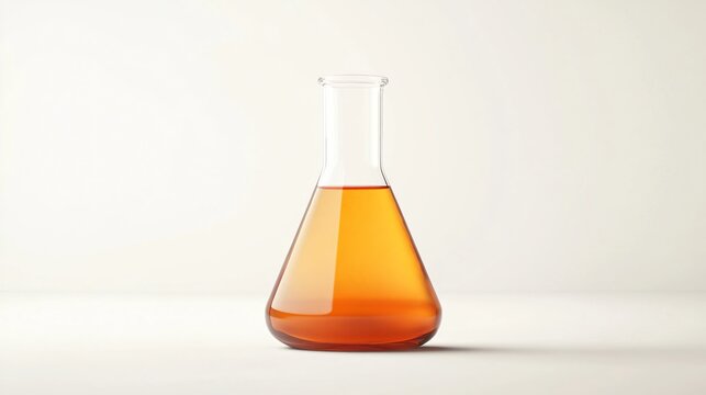 Wide Angle Erlenmeyer Flask Lab Design for Chemical Experiments