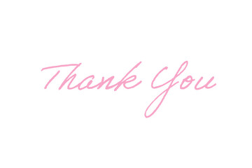 Fototapeta premium Minimalist Thank You Card Design in CMYK Colors for Print Projects