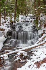 Wagner Falls in Winter
Michigan State Scenic Site
Munising, Michigan