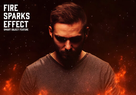 Fire Sparks Effect with Generative AI