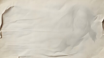 Obraz premium blank crumpled paper texture background creased old poster texture backdrop