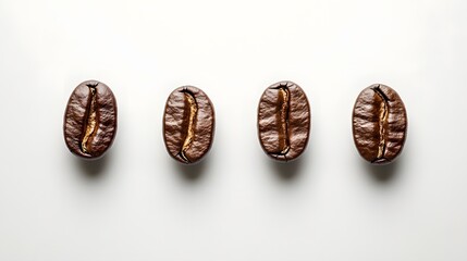 Fototapeta premium fresh roasted coffee beans, space for text