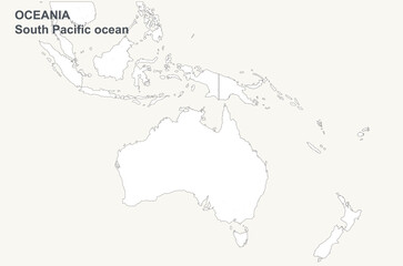 A simple continental world map with each continent depicted as a single solid shape