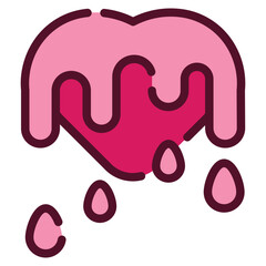 Heart Chocolate Icon