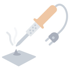Soldering Flat Icon