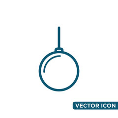 Minimalist Hanging Icon Design Template 