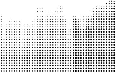 abstract gradient halftone dots background Pop art template texture Vector illustration