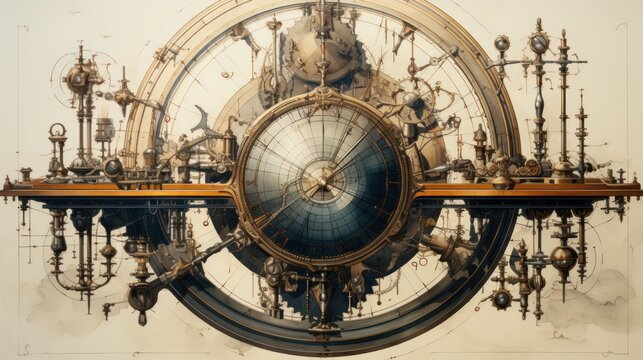 The Grand Celestial Orrery: A Steampunk Masterpiece