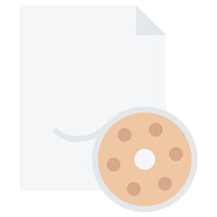 Fototapeta premium Winder Flat Icon