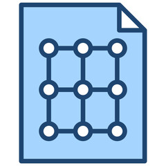 Porosity Blue Icon