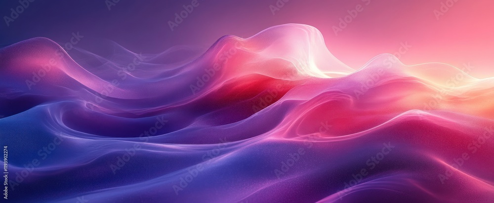 Poster soft purple gradient abstract art background with diffused light minimalistic design