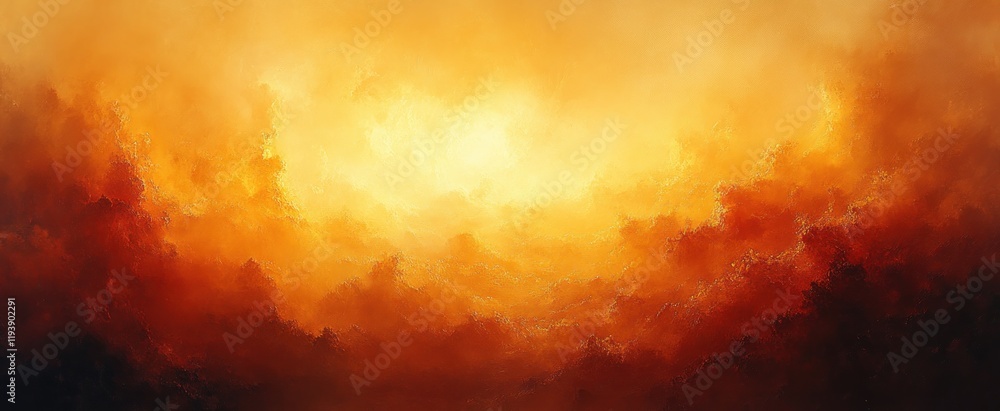 Poster abstract yellow gold watercolor background with soft texture and light gradient