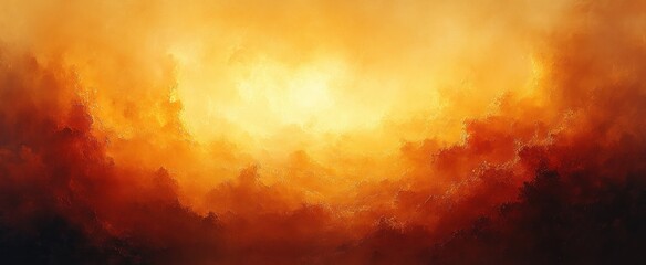 Abstract Yellow Gold Watercolor Background with Soft Texture and Light Gradient