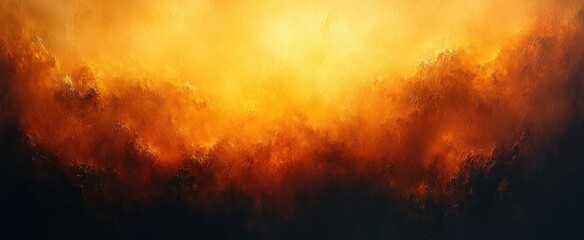 Abstract Golden Yellow Watercolor Background Seamless Texture Vintage Design Light Warm Colors