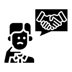 thinking Solid icon