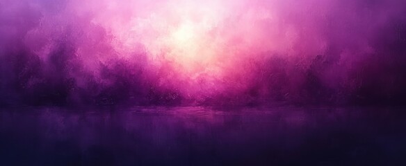 Elegant Purple Abstract Background with Soft Light and Symmetrical Design