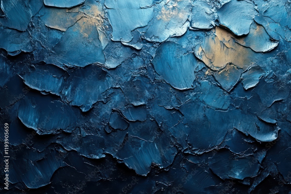 Aufkleber dark blue textured background with soft diffused lighting for tranquil design