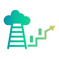 ladder Gradient icon
