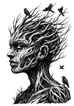 Tree Spirit Illustratio
