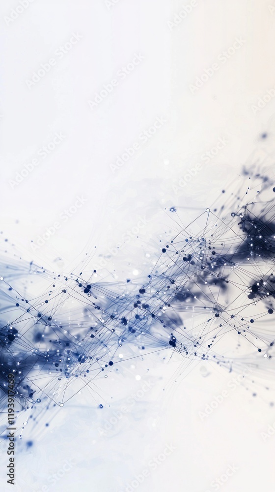 Aufkleber abstract network connection digital technology background