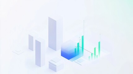 Abstract 3D Isometric Data Visualization: Growth and Progress