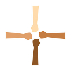 stop racism Illustration