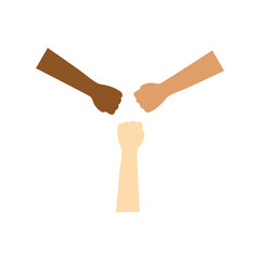 stop racism Illustration