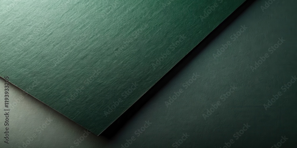 Aufkleber abstract dark green textured paper background with diagonal lines and subtle shadowing