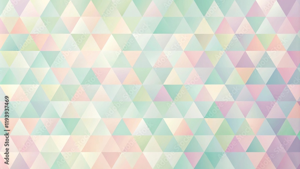 Aufkleber pastel triangle mosaic background texture a seamless pattern for design projects