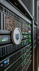 Secure Server Room  Data Protection  Network  IT Infrastructure  Cybersecurity
