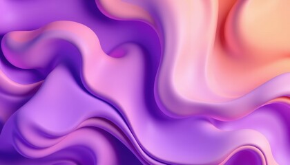 Fototapeta premium Abstract Purple Pink Swirling Fluid Design Background