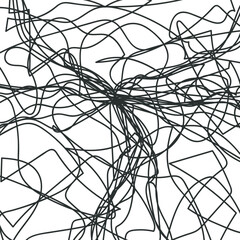 Obraz premium A texture resembling tangled thread or wire.