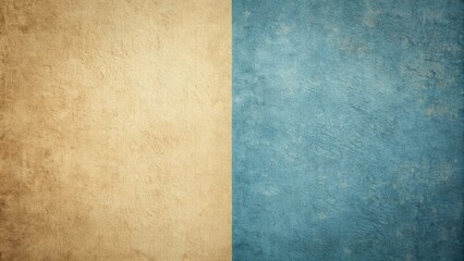 Naklejka premium Blue Beige Retro Background, Minimalist Grain Texture, Vintage Style Wallpaper, Retro Aesthetic Image, Muted Tones Stock Photo