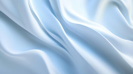 Obraz premium Soft light blue abstract background with gentle curves