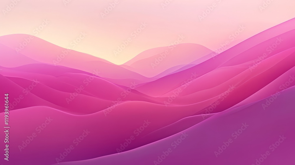 Poster vibrant gradient backgrounds representing digital media and broadcasting in a playful context