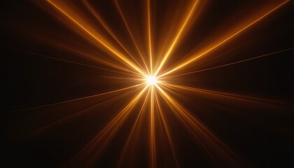 Fototapeta premium Abstract brown light rays and stage effects spotlighting a captivating background